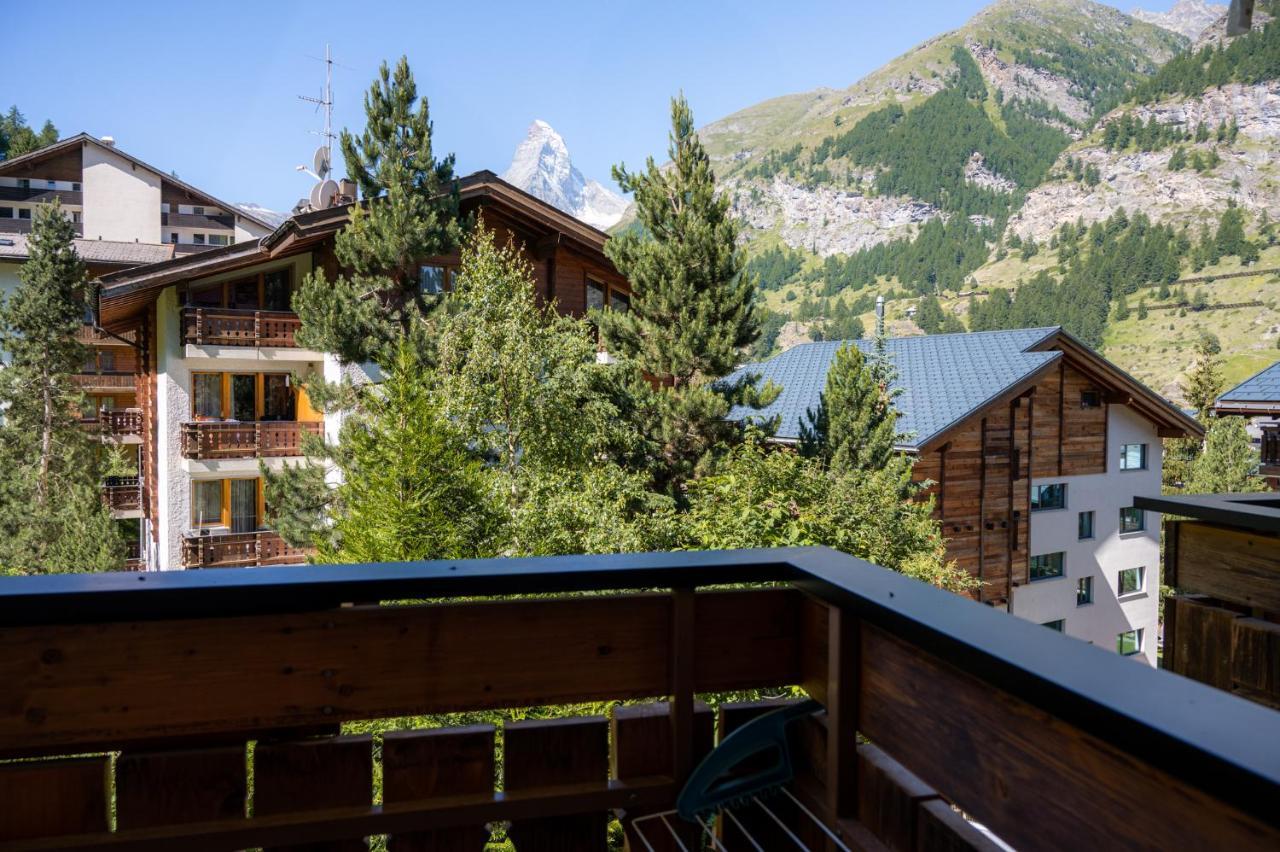 Sunnaeplaetzli- Aprt. 4P Matterhorn View/Wifi Appartement Zermatt Buitenkant foto